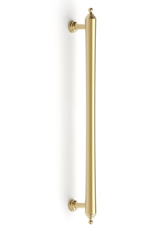 Heirloom - 233mm Brushed Brass Handle (Premium Solid Brass Construction) — detail 3