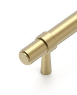 Astor - 138mm Brushed Brass Handle (Premium Solid Brass Construction) — detail 2