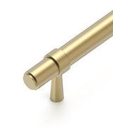 Astor - 168mm Brushed Brass Handle (Premium Solid Brass Construction) — detail 2