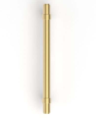 Astor - 168mm Brushed Brass Handle (Premium Solid Brass Construction) — detail 3