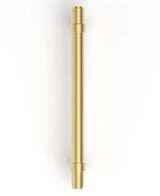 Astor - 168mm Brushed Brass Handle (Premium Solid Brass Construction) — detail 3