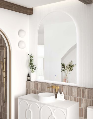 LED Archie 1500(H)x1000(W) Frameless Mirror — detail 2