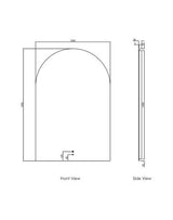 LED Archie 1500(H)x1000(W) Frameless Mirror — detail 3