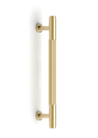Soho - 165mm Brushed Brass Handle (Premium Solid Brass Construction) — detail 2
