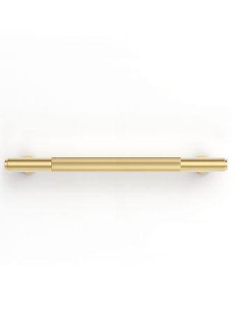 Soho - 165mm Brushed Brass Handle (Premium Solid Brass Construction) — detail 3