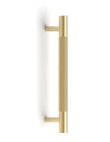 Nord - 165mm Brushed Brass Handle (Premium Solid Brass Construction) — detail 2