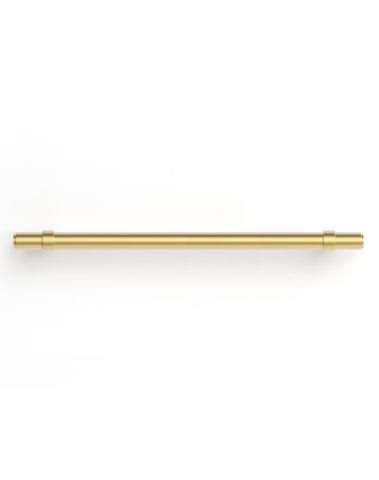 Astor - 240mm Brushed Brass Handle (Premium Solid Brass Construction) — detail 3