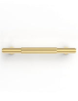 Soho - 132mm Brushed Brass Handle (Premium Solid Brass Construction) — detail 3