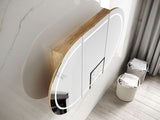LED Bondi 1800(W)x900(H) Natural Oak Shaving Cabinet - Premium Edition — detail 2