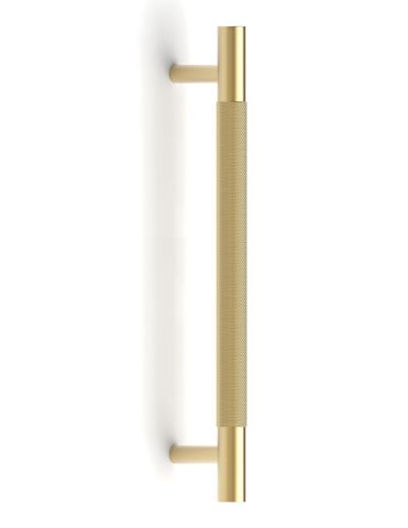 Nord - 200mm Brushed Brass Handle (Premium Solid Brass Construction) — detail 2