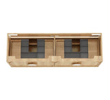 Laguna Mark II 1500mm Woodland Oak Wall Hung Cabinet Only — detail 6