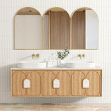 Laguna Mark II 1800mm Woodland Oak Wall Hung Cabinet Only