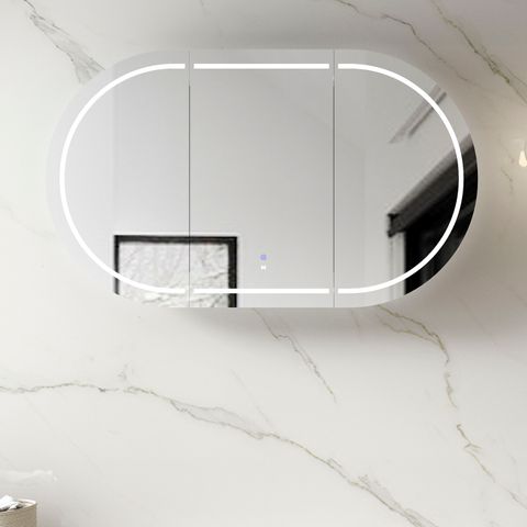 LED Bondi 1500(W)x900(H) White Shaving Cabinet - Premium Edition — detail 2