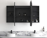LED Bondi 1800(W)x900(H) Black Oak Shaving Cabinet - Premium Edition — detail 2