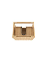 Byron Fluted 600mm Woodland Oak Wall Hung Cabinet Only — detail 6