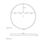 LED Bronte 800mm Mirror Speaker Touch Sensor Old Stock Clearance - Purchased as is - No Warranty — detail 5