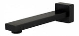 Taran Matte Black Bath Spout Square