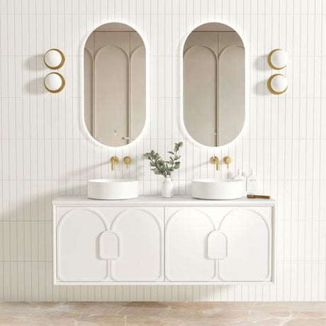 Laguna Mark II 1500mm Matte White Wall Hung Cabinet Only — detail 2