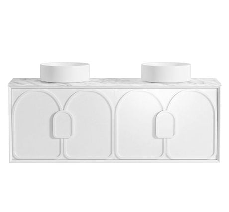 Laguna Mark II 1500mm Matte White Wall Hung Cabinet Only — detail 5