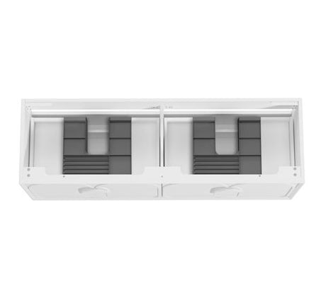 Laguna Mark II 1500mm Matte White Wall Hung Cabinet Only — detail 7