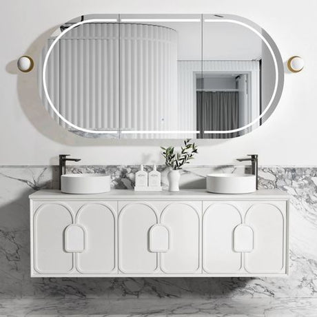 Laguna Mark II 1800mm Matte White Wall Hung Cabinet Only