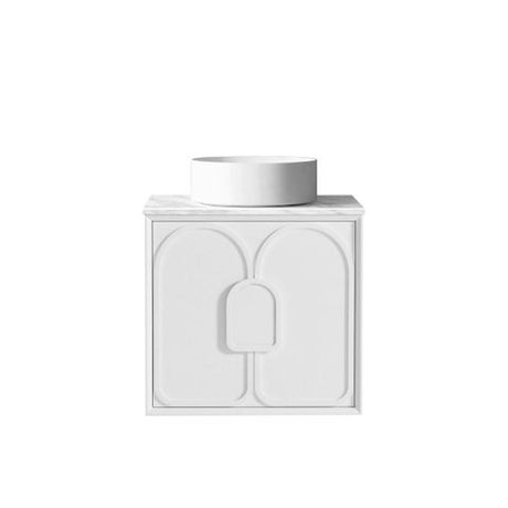 Laguna Mark II 600mm Matte White Wall Hung Cabinet Only — detail 4