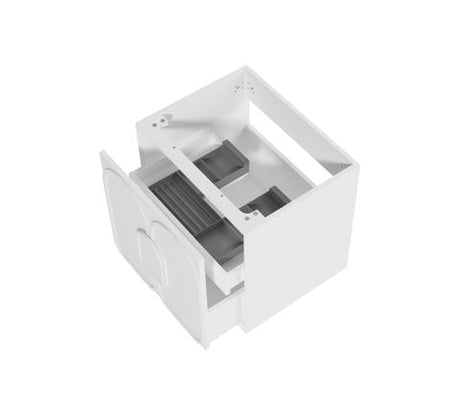 Laguna Mark II 600mm Matte White Wall Hung Cabinet Only — detail 5