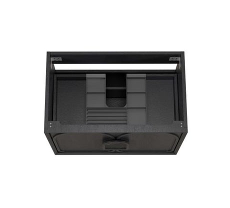 Laguna Mark II 750mm Black Oak Wall Hung Cabinet Only — detail 6