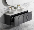 Laguna Mark II 1500mm Black Oak Wall Hung Cabinet Only