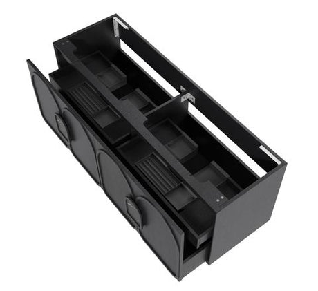 Laguna Mark II 1500mm Black Oak Wall Hung Cabinet Only — detail 7