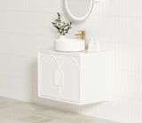 Laguna Mark II 750mm Matte White Wall Hung Cabinet Only — detail 3