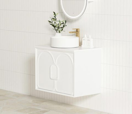 Laguna Mark II 750mm Matte White Wall Hung Cabinet Only — detail 3