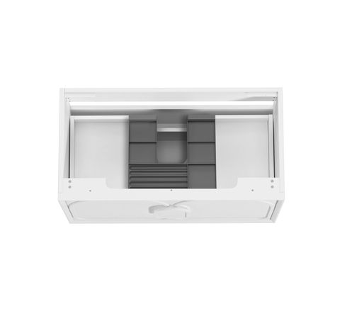 Laguna Mark II 900mm Matte White Wall Hung Cabinet Only — detail 5