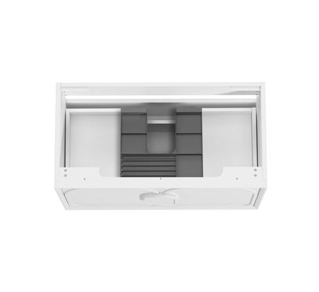 Laguna Mark II 900mm Matte White Wall Hung Cabinet Only — detail 5