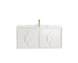 Laguna Mark II 1200mm Matte White Wall Hung Vanity with Ceramic Top