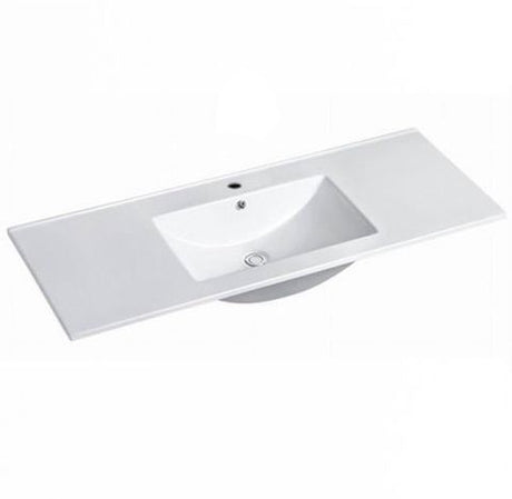 Laguna Mark II 1200mm Matte White Wall Hung Vanity with Ceramic Top — detail 3