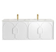 Laguna Mark II 1500mm Matte White Wall Hung Vanity with Ceramic Top