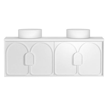 Laguna Mark II 1500mm Matte White Wall Hung Vanity with Matte White Top