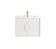 Laguna Mark II 750mm Matte White Wall Hung Vanity with Ceramic Top