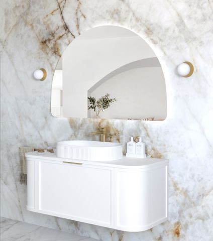 LED Moonlight Archie 800(H)x1200(W) Frameless Tuffi Mirror — detail 2