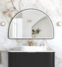 LED Moonlight Archie 800(H)x1200(W) Black Metal Frame Mirror