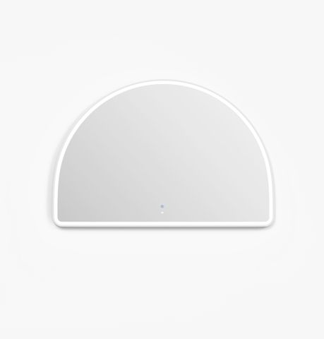 LED Moonlight Archie 1000(H)x1500(W) White Metal Frame Mirror — detail 5