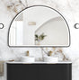 LED Moonlight Archie 1000(H)x1500(W) Black Metal Frame Mirror
