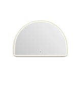 LED Moonlight Archie 1000(H)x1500(W) Gold Metal Frame Mirror — detail 5