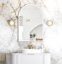 LED Archie 1200(H)x800(W) White Metal Frame Mirror