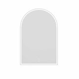 LED Archie 1200(H)x800(W) White Metal Frame Mirror — detail 3