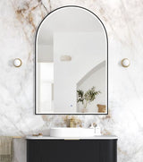 LED Archie 1500(H)x1000(W) Black Metal Frame Mirror