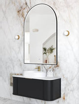 LED Archie 1500(H)x1000(W) Black Metal Frame Mirror — detail 2
