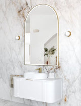 LED Archie 1500(H)x1000(W) Gold Metal Frame Mirror — detail 2