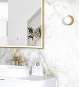 LED Archie 1500(H)x1000(W) Gold Metal Frame Mirror — detail 3